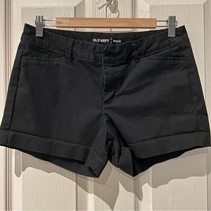 Black Old Navy Pixie Shorts